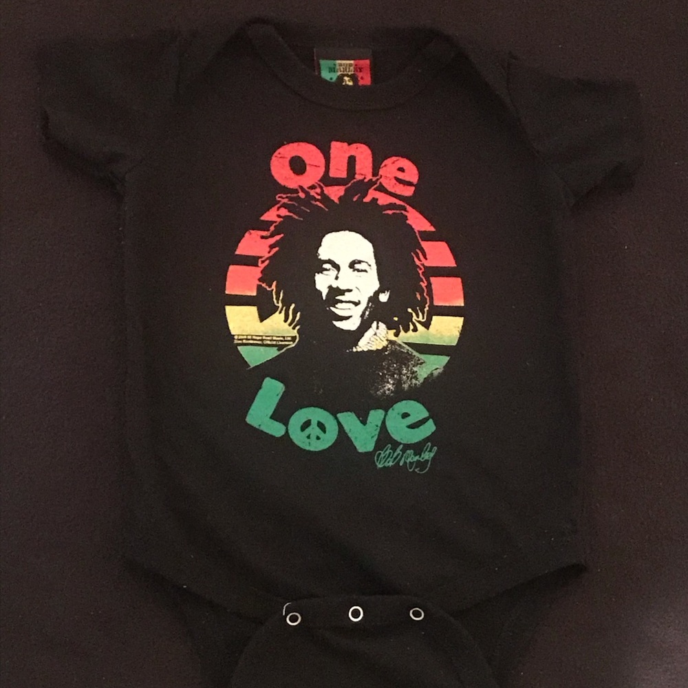 Bob Marley 18 months toddler pin under Unisex